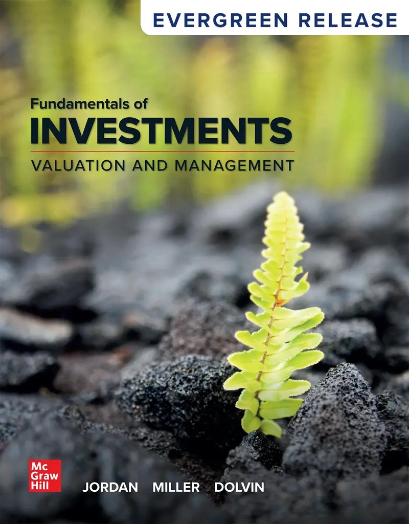 Fundamentals of Investments: Valuation and Management 2026 Release 1st Jordan Solutions Manual