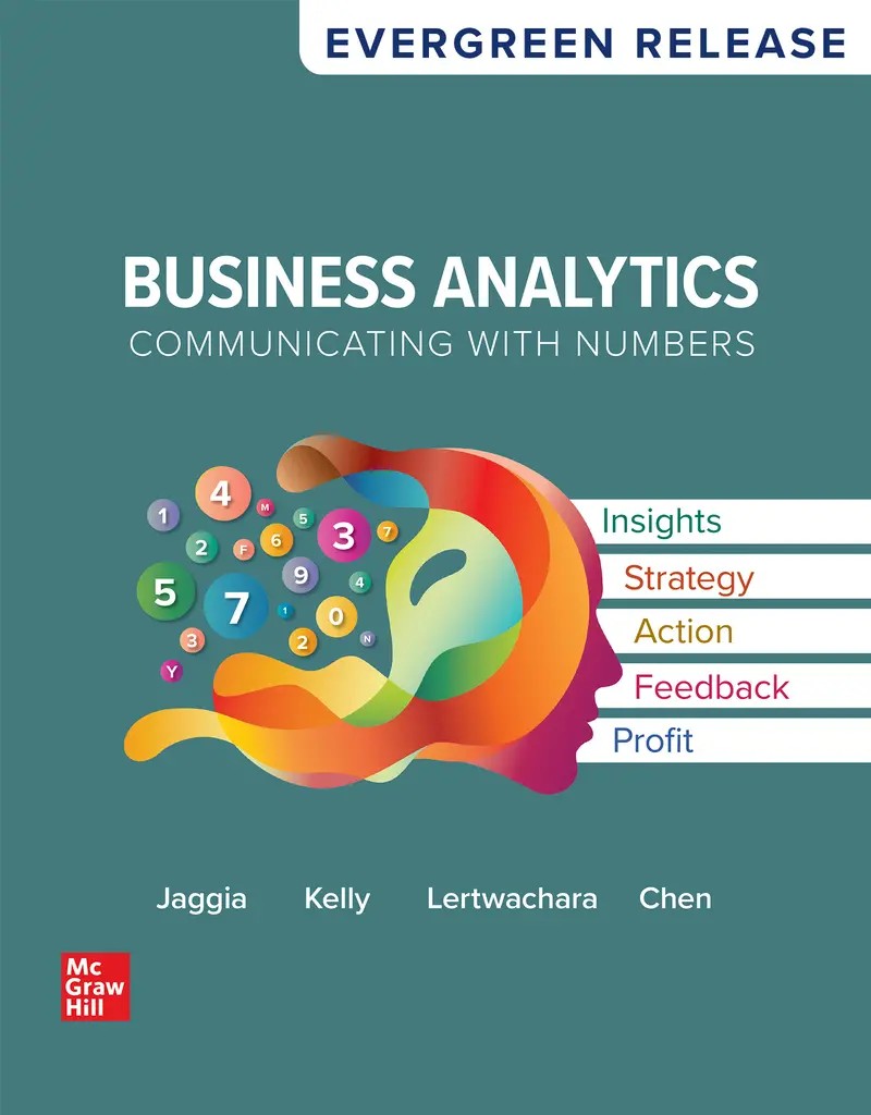 Business Analytics 2025 Release 1st Jaggia Solutions Manual