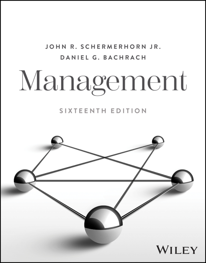 Management 16th Schermerhorn Test Bank