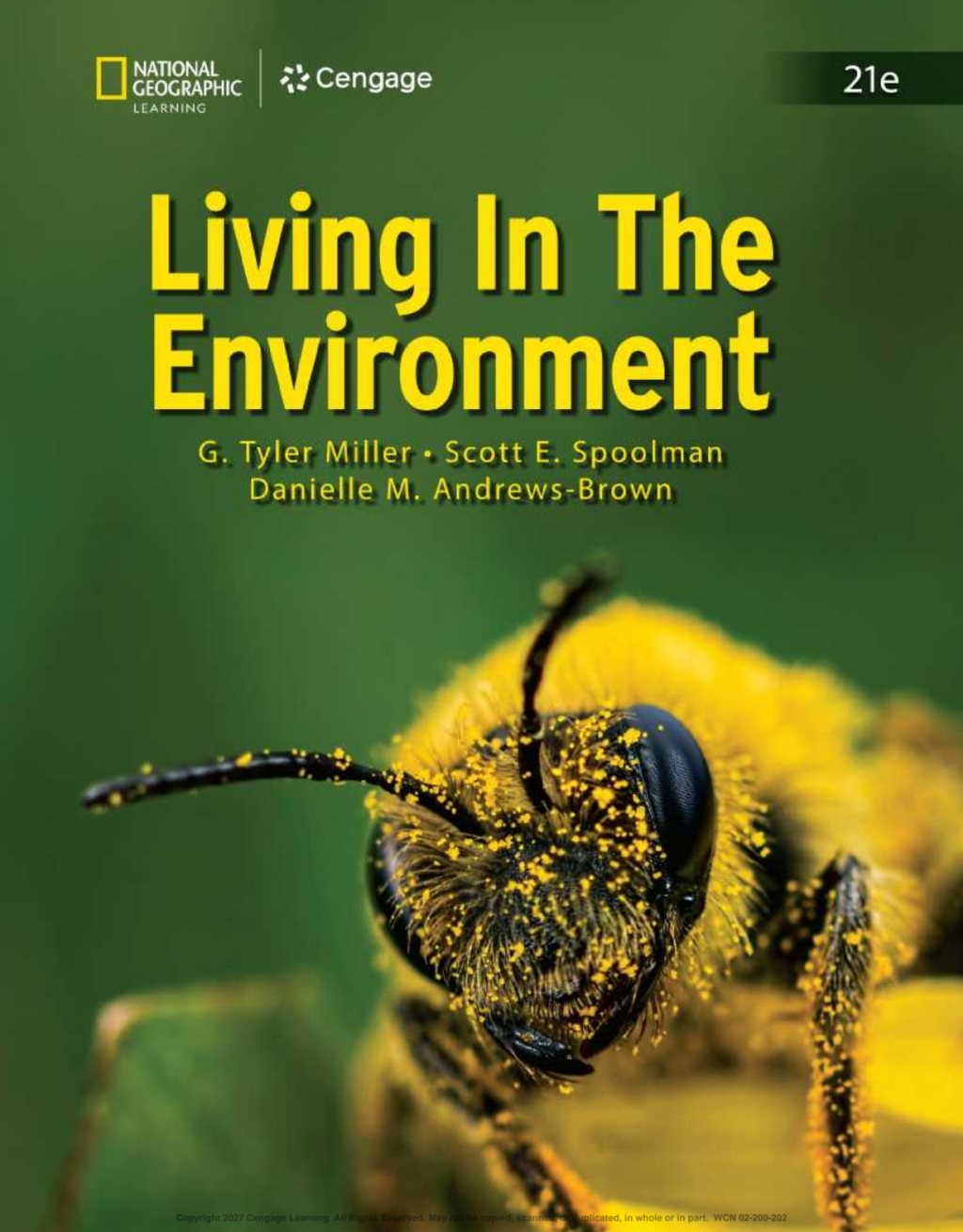 Living In the Environment 21st Miller Test Bank